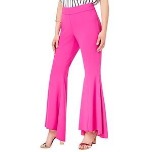INC Petite Tulip-Hem Flare Pants